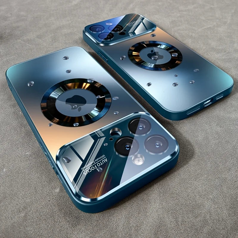 New Luxury MagSafe Glass Camera Case