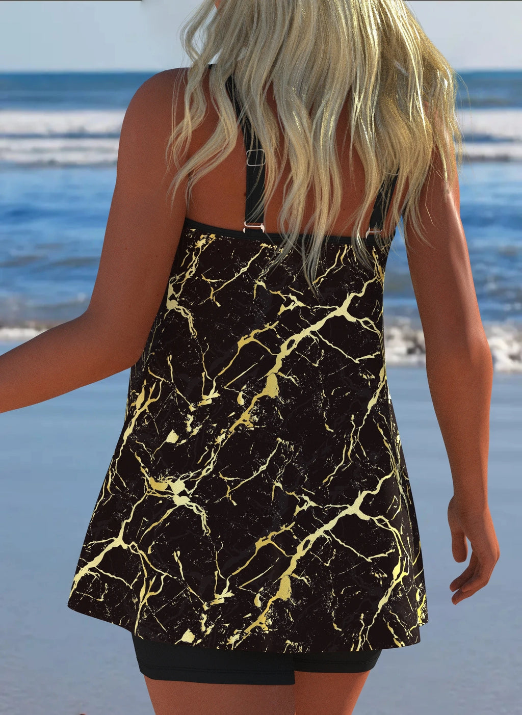 Women’s Sexy Luxury Tankini Set – Modern Summer Swimwear