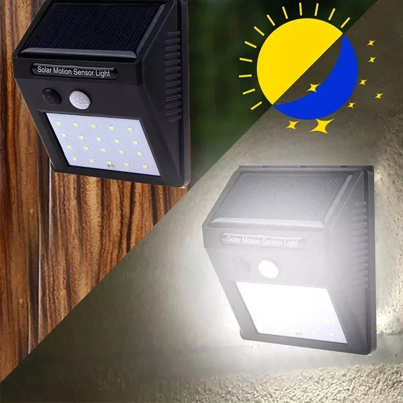 A smart solar light that brightens your space with safety and style—motion-activated, energy-saving, and waterproof, perfect for your garden or porch.