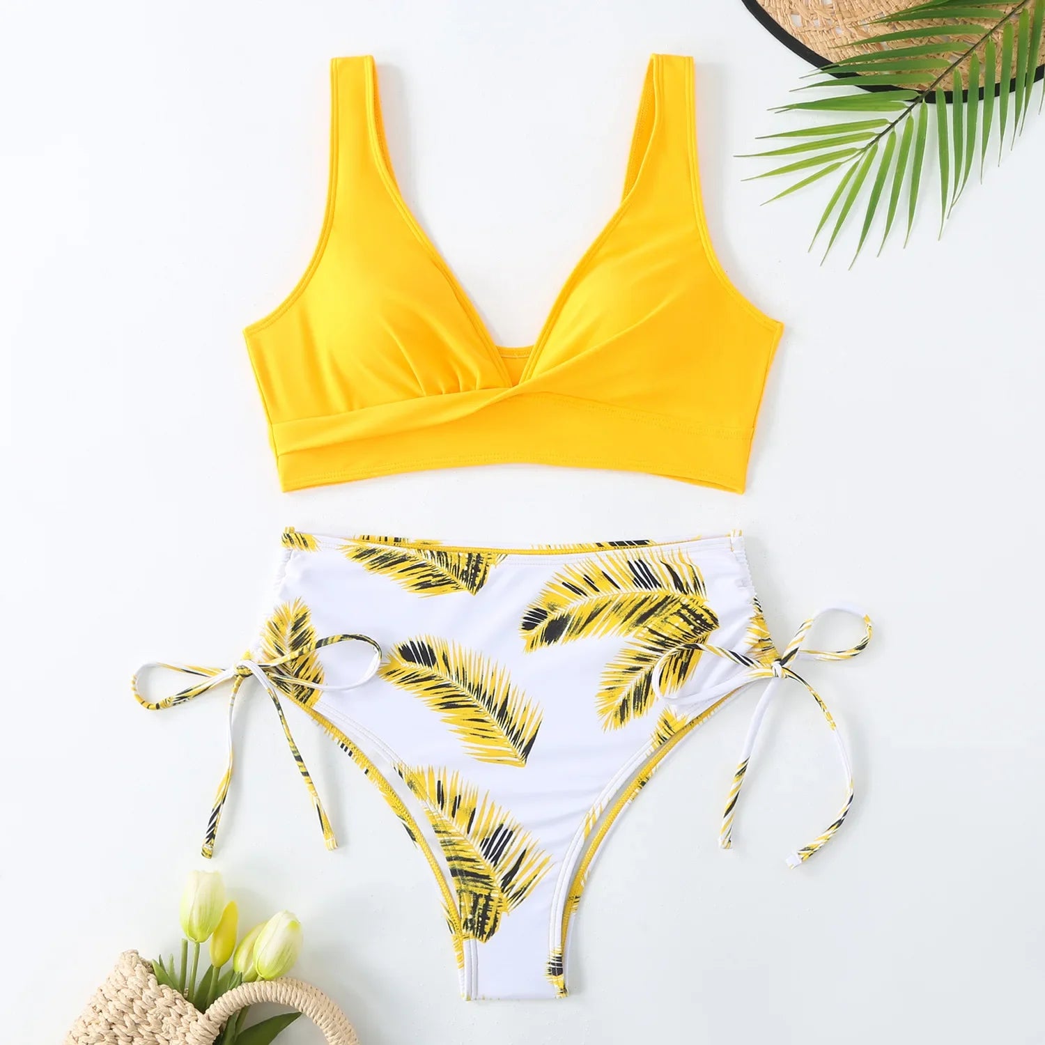 Women’s Sexy 2026 Bikini Set – High-Waisted Korean Swimwear