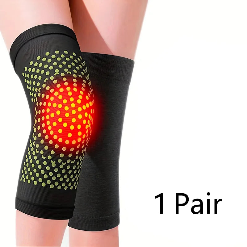 2PCS Self-Heating Knee Sleeves – Warm Compression Support for Joint Relief