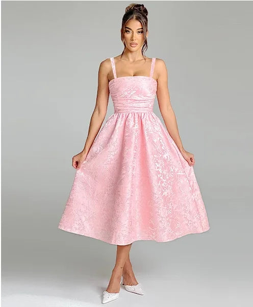 Make a graceful statement in this elegant Italian-inspired satin ball gown, designed for young women who love timeless sophistication with a modern fashionable touch. Perfect for back-to-school events