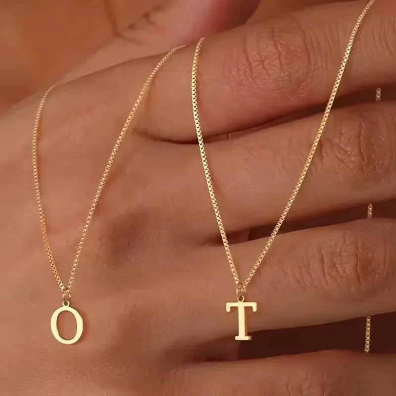 A–Z Initial Necklace | 18K Gold Plated