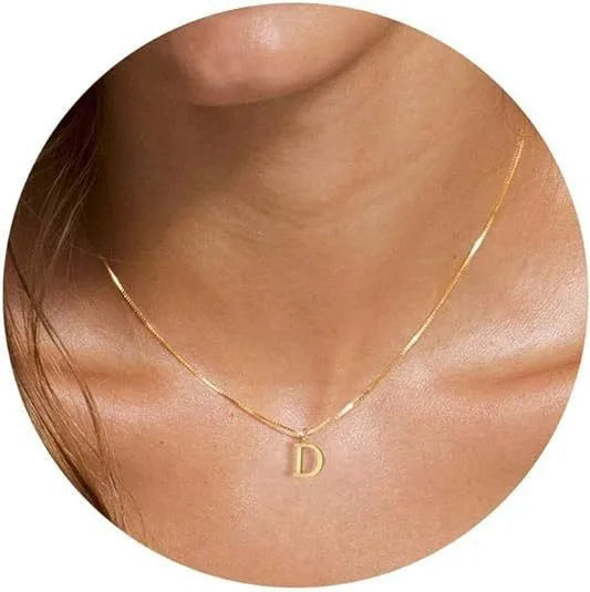 A–Z Initial Necklace | 18K Gold Plated