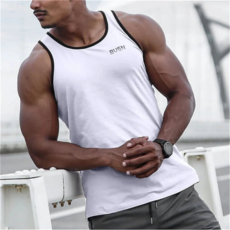 Summer Daily Trend Men’s Tank Top – Urban Sports Style