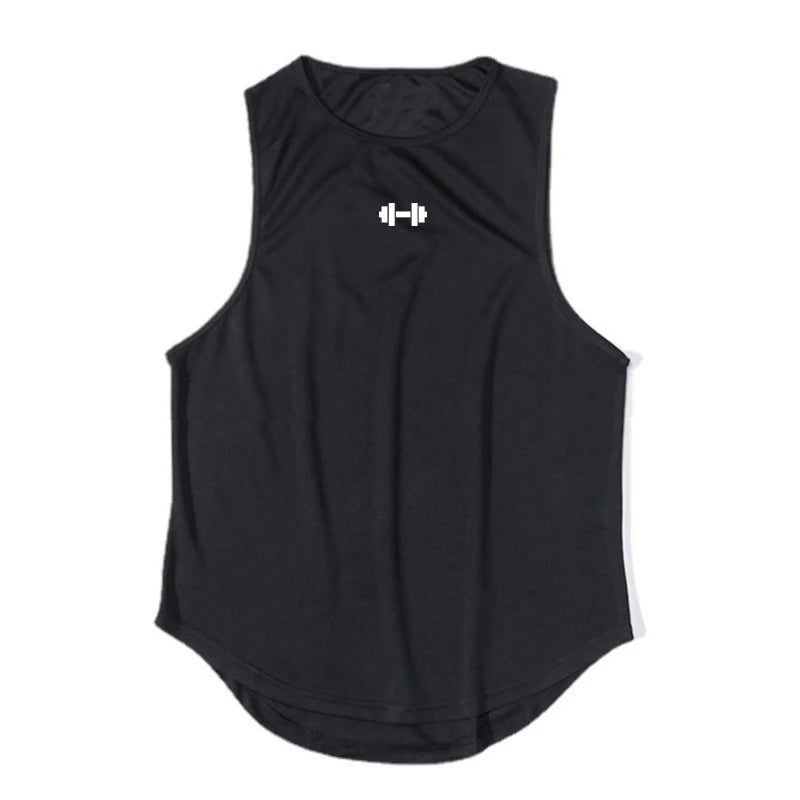 Summer Men’s Gym Tank Top – Fitness & Basketball Style