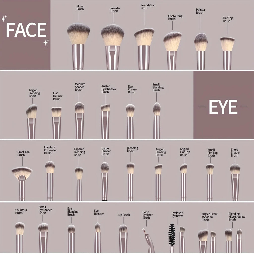 MAANGE 30PCS Professional Makeup Brush Set