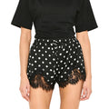 Women’s Lace Patchwork Mini Shorts – Delicate Summer Style & Feminine Comfort