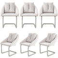 Velvet Dining Chairs Set of 2 with Cushioned Seats, Luxury Accent Chairs with Arched Legs for Living Room & Bedroom