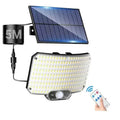 Super bright solar outdoor wall light with motion sensor, 3 smart modes, and waterproof IP65 design for reliable garden and home use