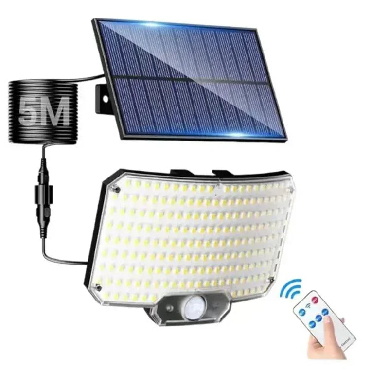 Super bright solar outdoor wall light with motion sensor, 3 smart modes, and waterproof IP65 design for reliable garden and home use