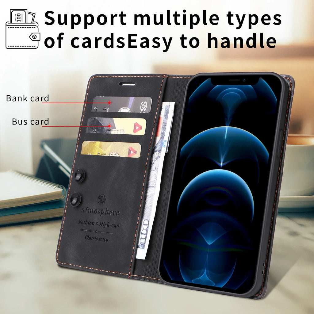 Premium Leather Wallet Case for Samsung Galaxy A Series