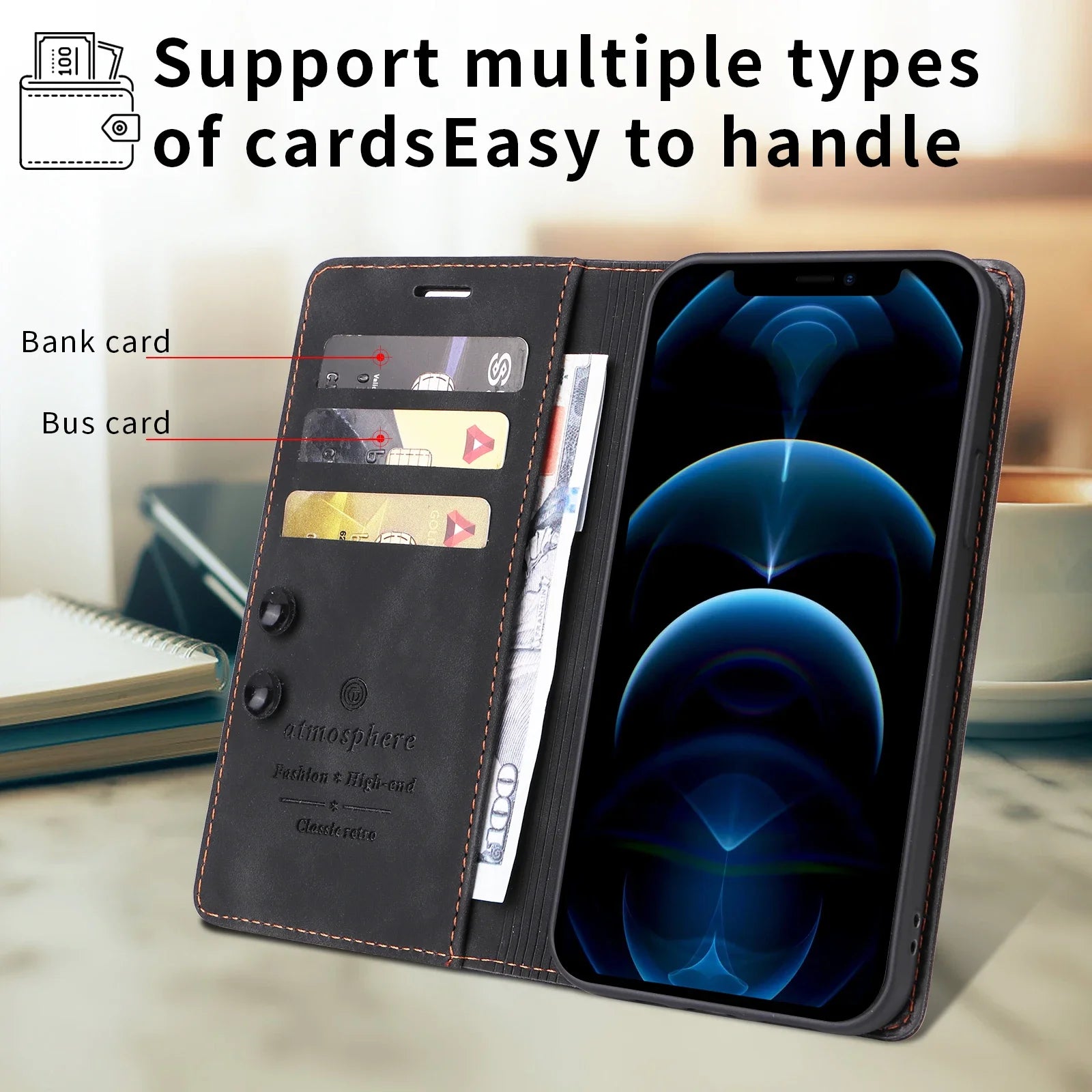 Premium Leather Wallet Case for Samsung Galaxy A Series