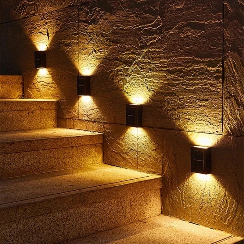 Luxury Solar LED Outdoor Wall Light