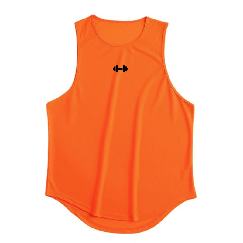 Summer Men’s Gym Tank Top – Fitness & Basketball Style