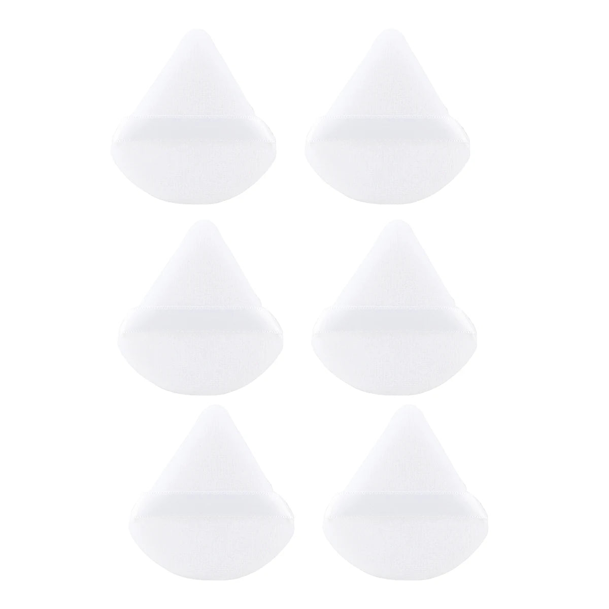 6PCS Soft Velour Triangle Powder Puff Set