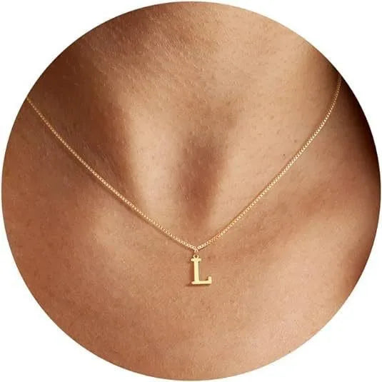 A–Z Initial Necklace | 18K Gold Plated