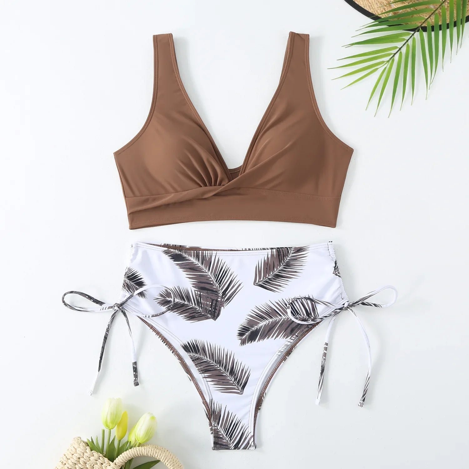 Women’s Sexy 2026 Bikini Set – High-Waisted Korean Swimwear