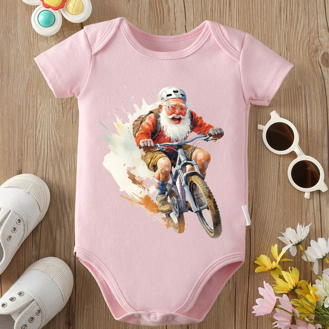 Grandpa Is An Old Naughty Boy” Baby Onesie – 100% Cotton Newborn Bodysuit