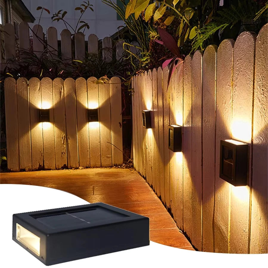 Luxury Solar LED Outdoor Wall Light