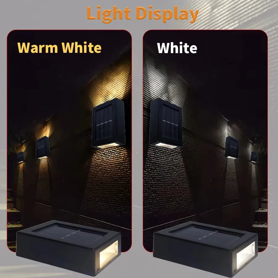 Luxury Solar LED Outdoor Wall Light