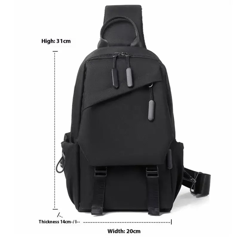 Men’s Premium Crossbody Chest Bag – Modern Style for Everyday Adventure