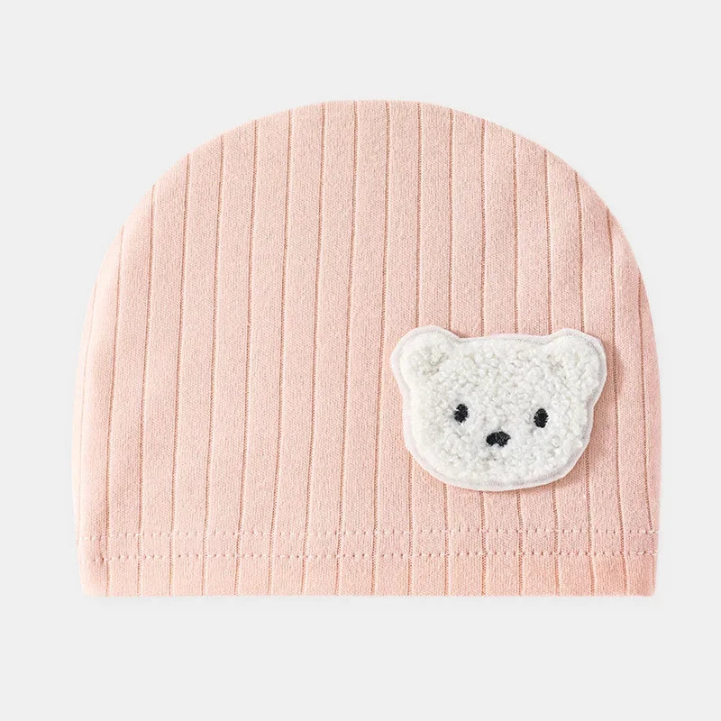 Bear Newborn Baby Romper with Hat – Soft Cotton One-Piece Outfit for Boys & Girls