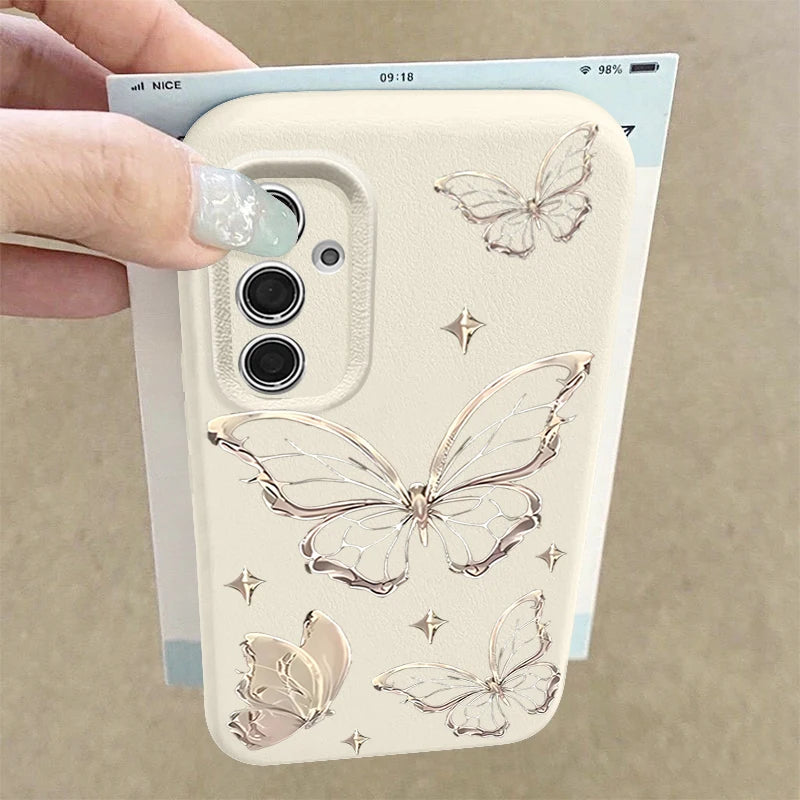 Luxury Butterfly Case for Samsung Galaxy – Elegant Protection with a Stylish Touch