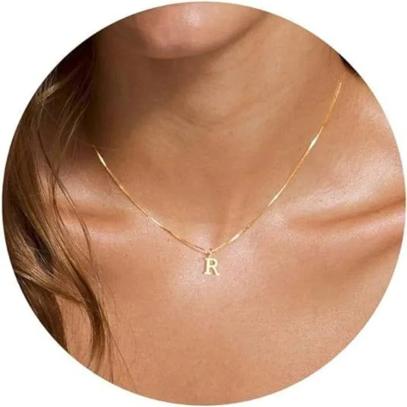 A–Z Initial Necklace | 18K Gold Plated