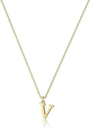 A–Z Initial Necklace | 18K Gold Plated