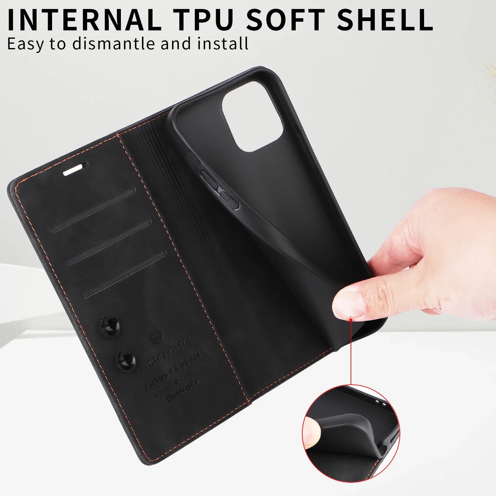 Premium Leather Wallet Case for Samsung Galaxy A Series
