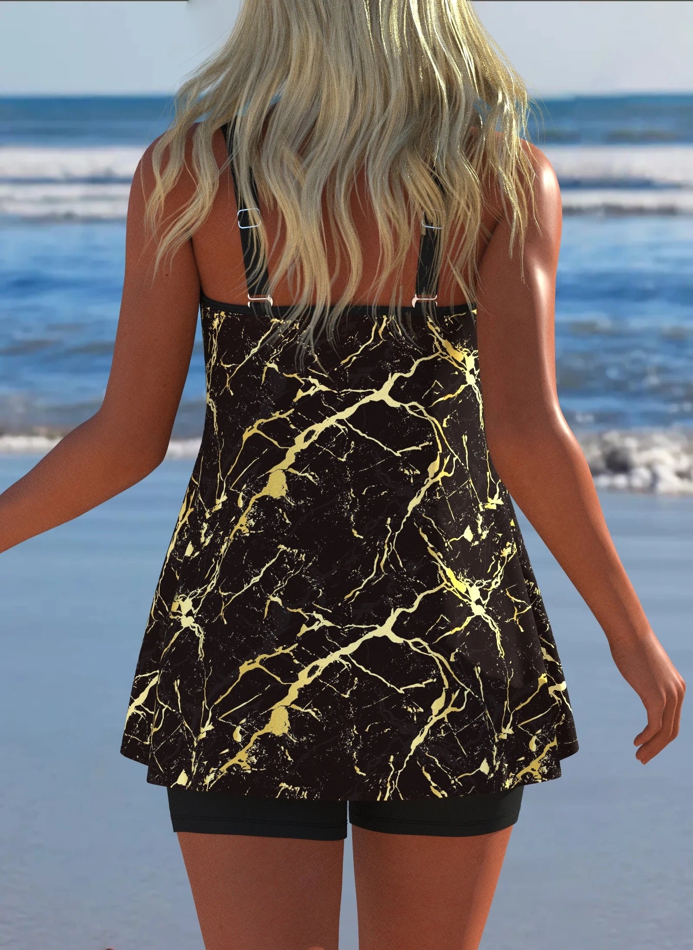 Women’s Sexy Luxury Tankini Set – Modern Summer Swimwear