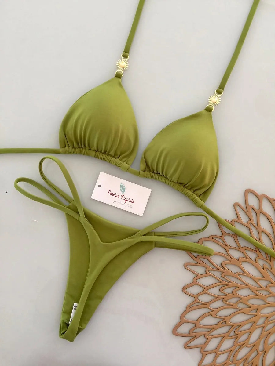 Women’s Micro Bikini Set – 2026 Push-Up Brazilian Swimwear