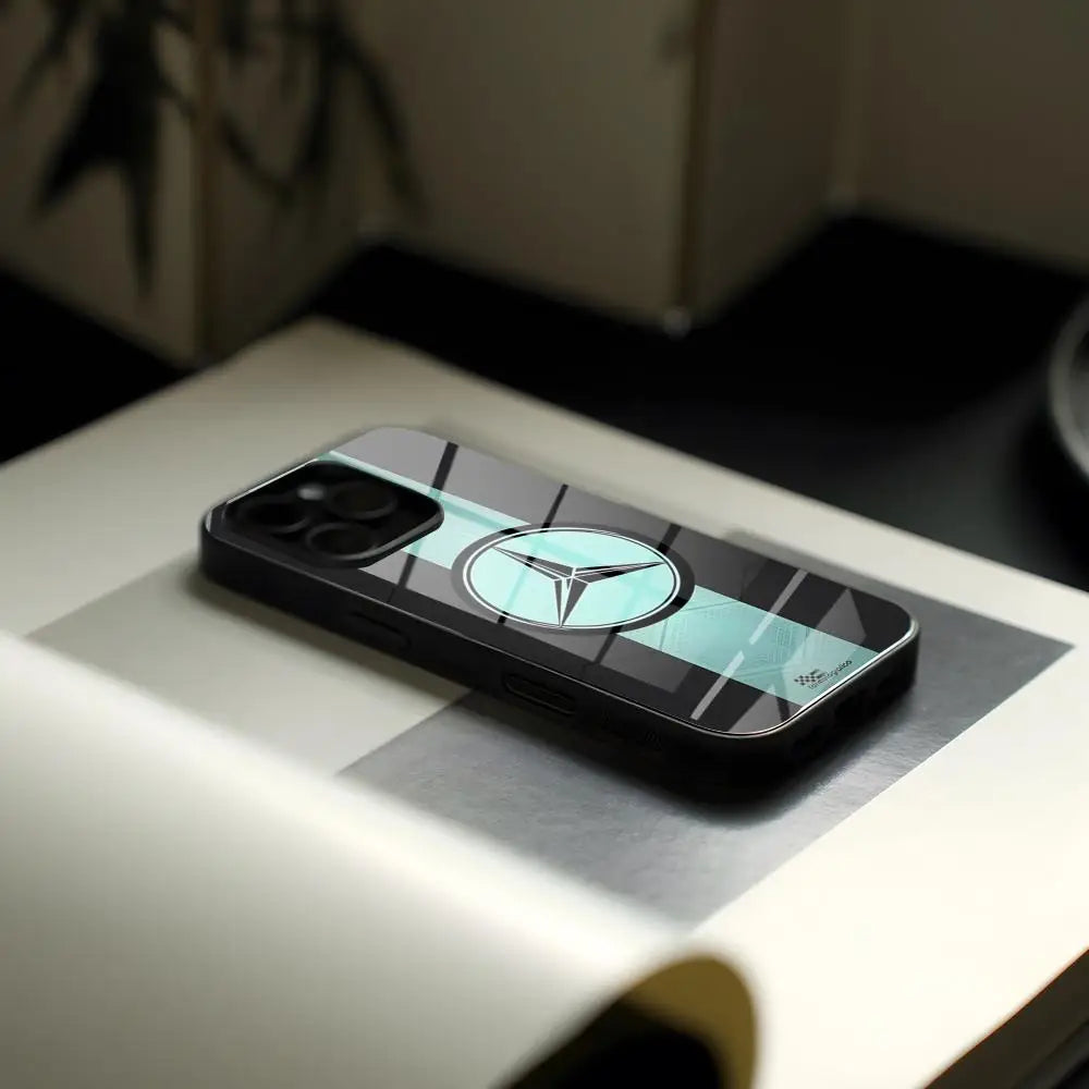 Inspired by premium automotive elegance, this sophisticated phone case brings a luxurious modern touch to your iPhone.