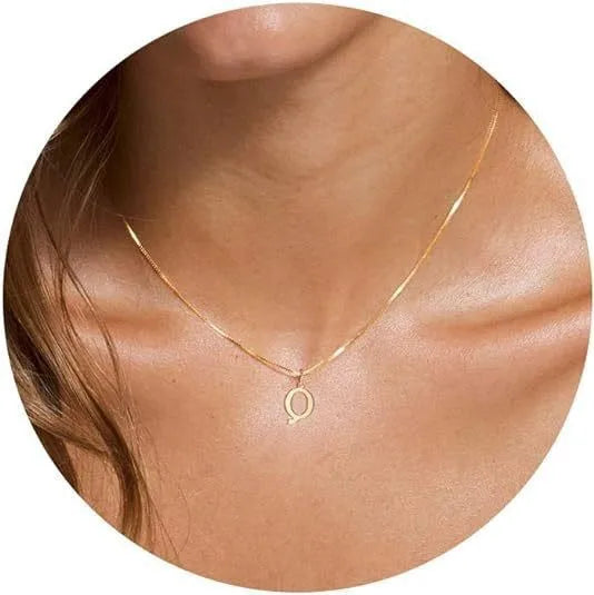 A–Z Initial Necklace | 18K Gold Plated