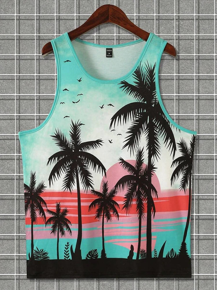 New Summer Casual Men’s Sleeveless T-Shirt