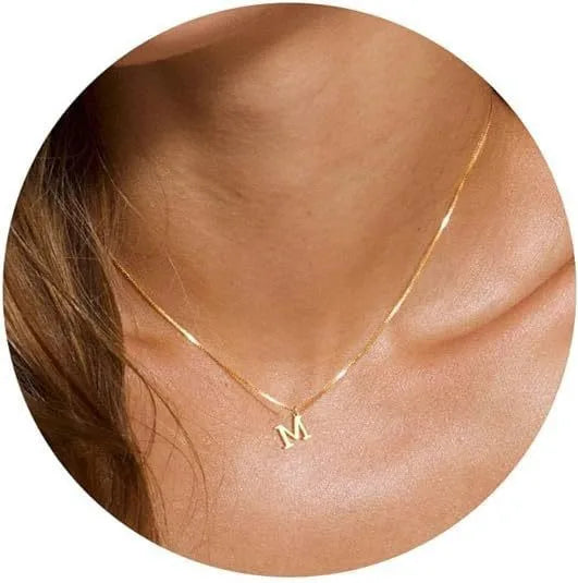 A–Z Initial Necklace | 18K Gold Plated