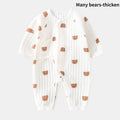 Bear Newborn Baby Romper with Hat – Soft Cotton One-Piece Outfit for Boys & Girls