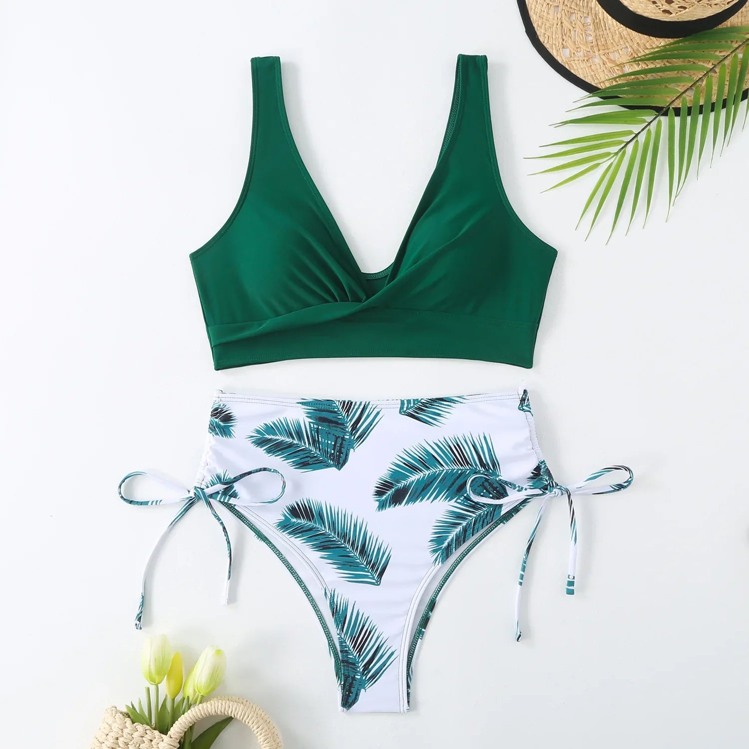 Women’s Sexy 2026 Bikini Set – High-Waisted Korean Swimwear
