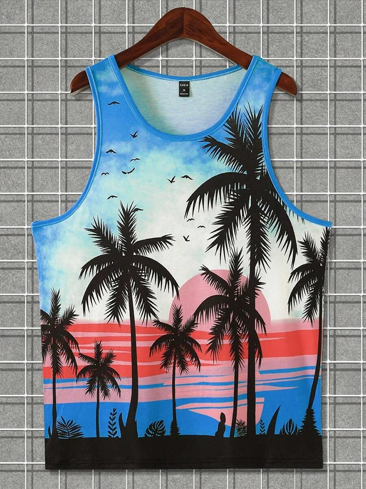 New Summer Casual Men’s Sleeveless T-Shirt