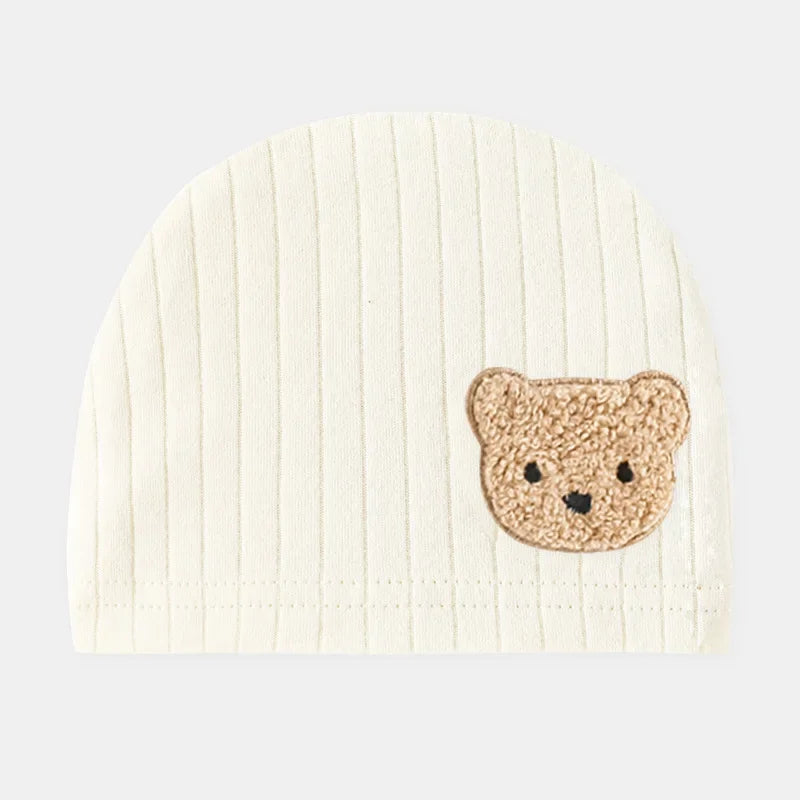 Bear Newborn Baby Romper with Hat – Soft Cotton One-Piece Outfit for Boys & Girls