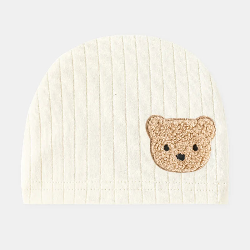Somenie 3D Bear Baby Romper – 100% Cotton Bodysuit for Boys & Girls