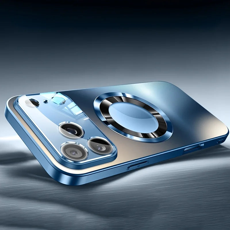 New Luxury MagSafe Glass Camera Case