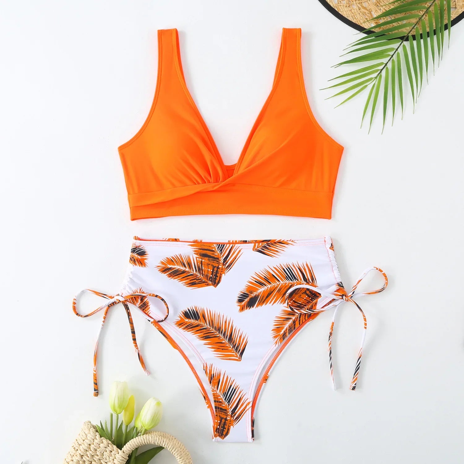 Women’s Sexy 2026 Bikini Set – High-Waisted Korean Swimwear