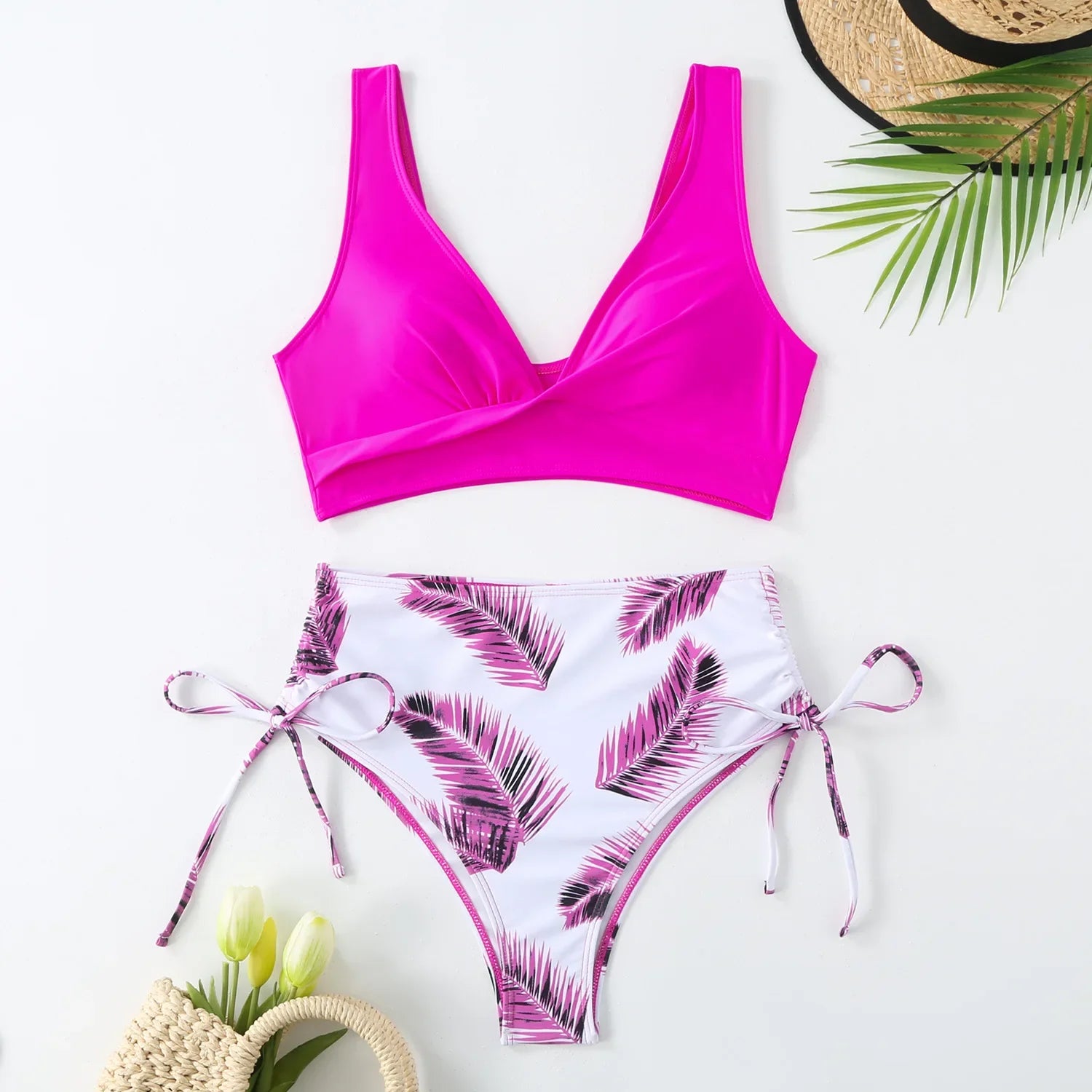 Women’s Sexy 2026 Bikini Set – High-Waisted Korean Swimwear