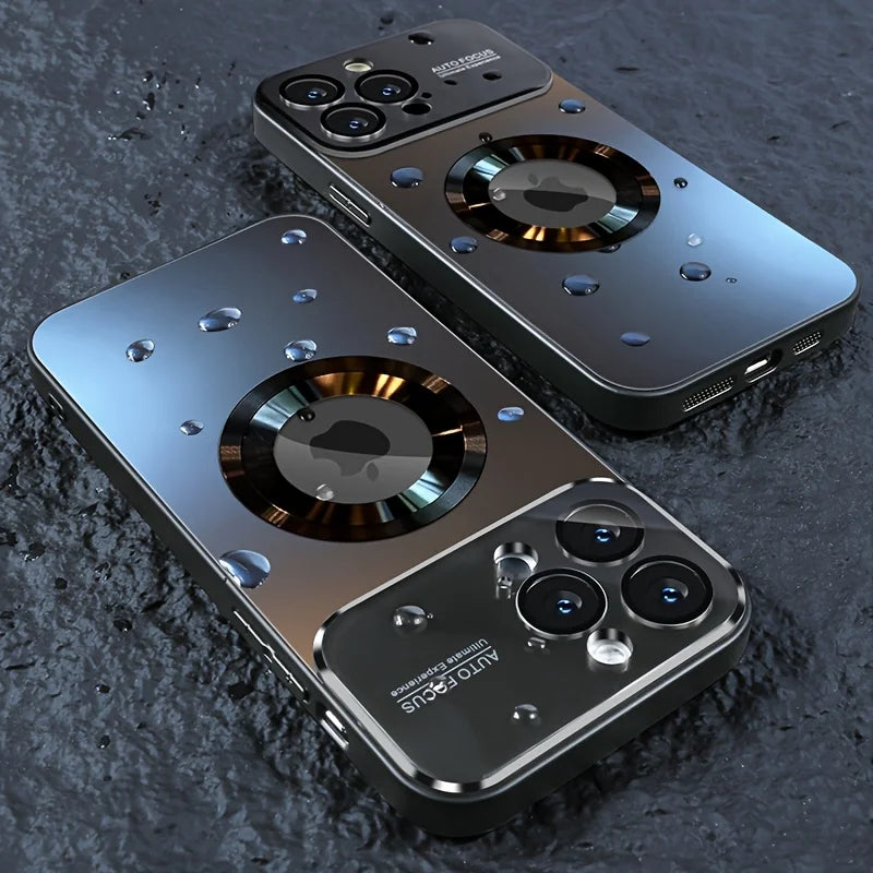 New Luxury MagSafe Glass Camera Case
