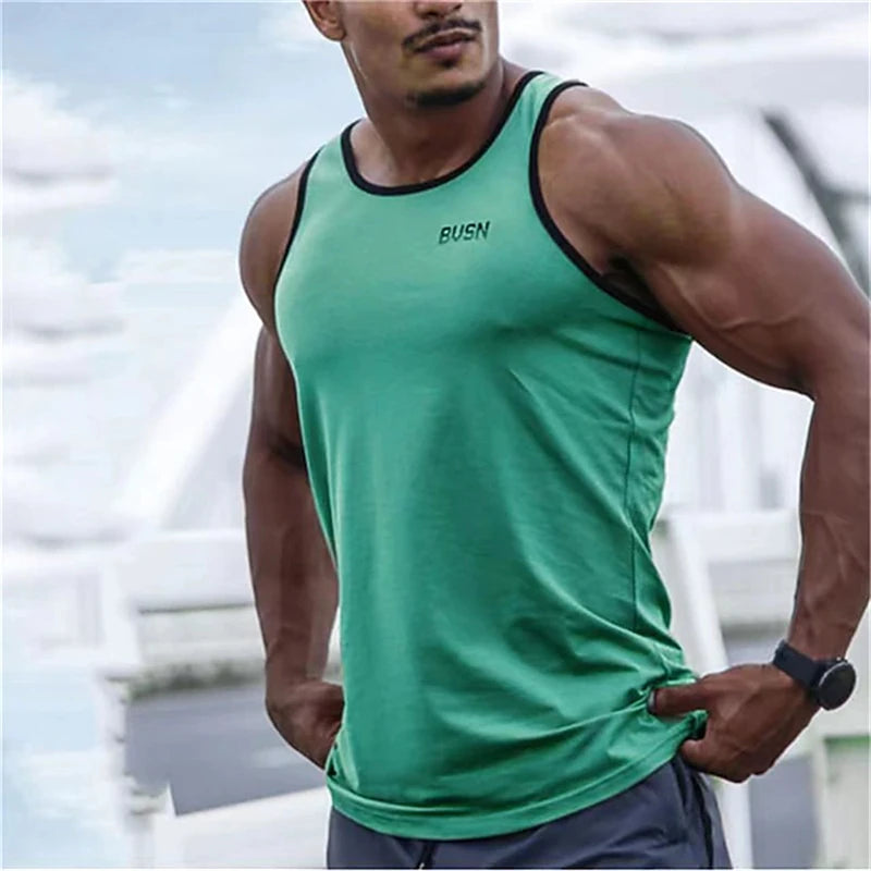 Summer Daily Trend Men’s Tank Top – Urban Sports Style