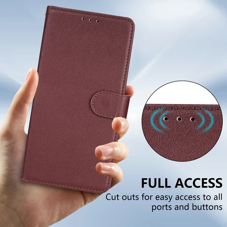 Premium Wallet Flip Leather Case for Samsung Galaxy A Series