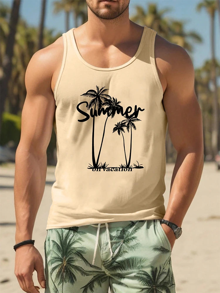 New Summer Casual Men’s Sleeveless T-Shirt