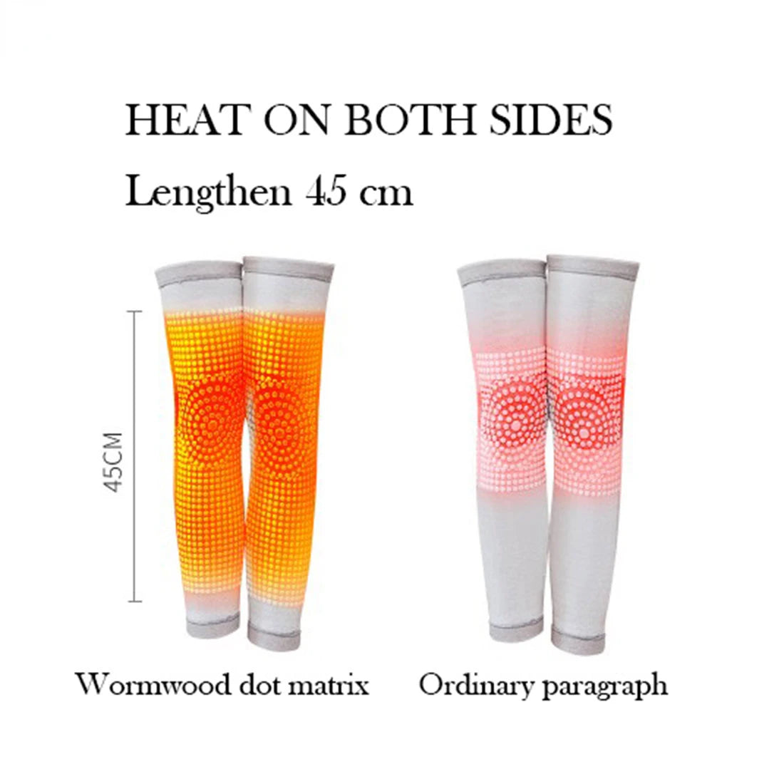 2PCS Self-Heating Knee Sleeves – Warm Compression Support for Joint Relief